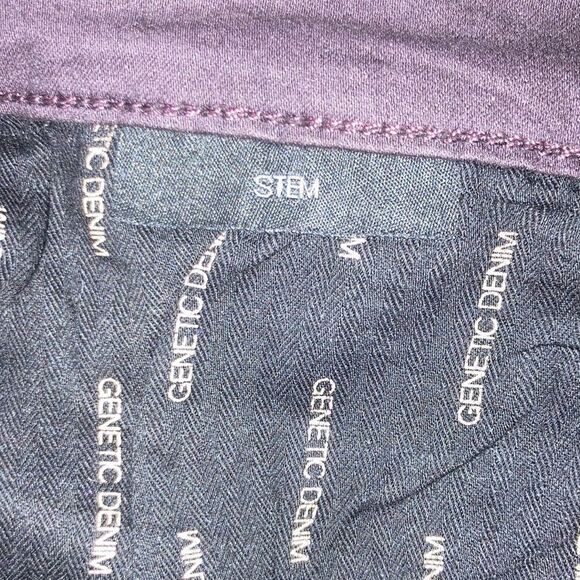 GENETIC Stem Mid Rise Skinny Jeans in Black Licorice - Picture 6 of 7